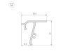 Профиль Arlight STRETCH-SHADOW-TECH-CEIL-2000 BLACK (A2-DELTA) 040704