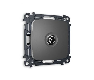 Комплект механизма TV розетки оконечной 50-870 MHz 1dB Ambrella Volt Omega MO663010