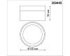 Накладной светильник Novotech Aura Over 359445