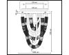 Потолочная люстра Odeon Light L-Vision Collier 5456/80CL