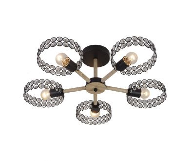 Люстра на штанге Escada Banjo 679/5P Black