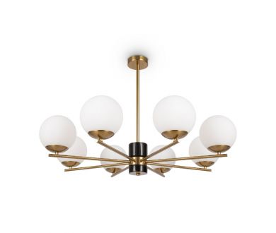 Люстра на штанге Freya Marble FR5230PL-08BS