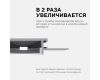 Профиль под штукатурку Apeyron ширина ленты до 20мм (рассеиватель, заглушки - 2шт) 08-49
