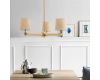 Люстра на штанге ImperiumLoft Stavra Jorgenson Beige/Dark Wood 203576-26