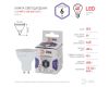 Лампа светодиодная Эра GU10 6W 6000K LED MR16-6W-860-GU10 Б0049070