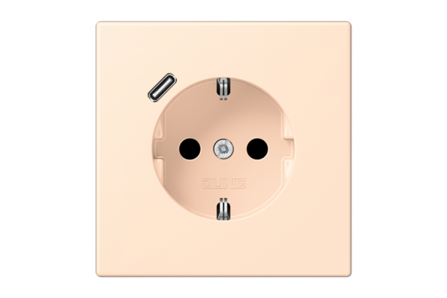 Розетка 2K+З USB Typ C Jung LC1520-18C238