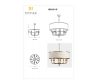 Люстра на штанге Myfar Maria MR2440-9P
