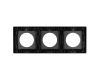 Рамка стеклянная на 3 поста Arlight FRM-GLARE-GC-3-BK 043839