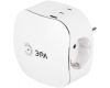 Разветвитель электрический ЭРА SP-3e-3USBAC-W на 3 розетки + 3 USB A+C с заземлением со шторками 16А белый Б0069081