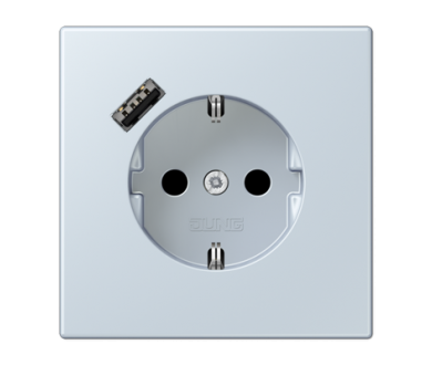 Розетка 2K+З USB Typ A Jung LC1520-18A209