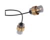 Потолочная люстра Escada Hurricane 1139/5P Black/Gold