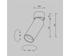 Спот Maytoni Technical Focus Led C055CL-L12W3K-W-PT