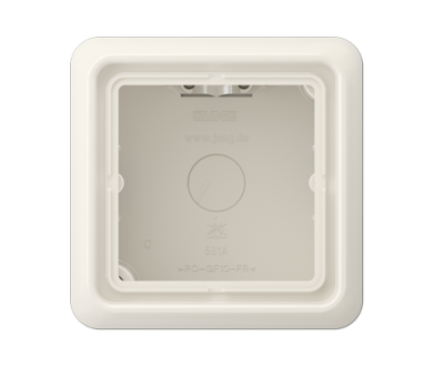 Купить Коробка одноместная Jung CD581AW Коробка одноместная Jung CD581AW
