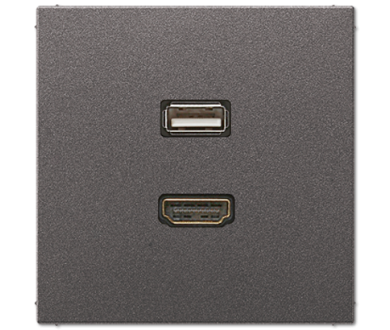Купить Розетка HDMI/USB Jung MAAL1163AN Розетка HDMI/USB Jung MAAL1163AN