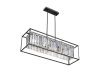Потолочная люстра Vitaluce V5402-1/4PL