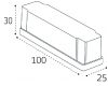 Монтажная коробка Italline IT09-9024 black
