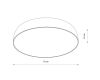 Потолочный cветильник Nowodvorski Satellite L White 8022