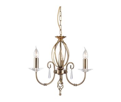 Подвесная люстра Elstead Lighting AG3-AGED-BRASS