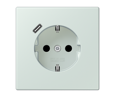 Розетка 2K+З USB Typ C Jung LC1520-18C215