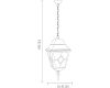 Уличный подвесной светильник Arte Lamp Berlin A1015SO-1BN