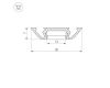 Профиль Arlight PHS-A-2000 ANOD 013215