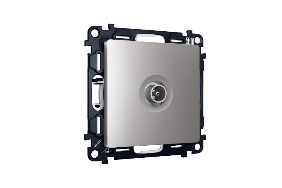 Комплект механизма TV розетки оконечной 50-870 MHz 1dB Ambrella Volt Alfa MA513010