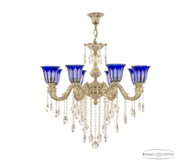 Подвесная люстра Bohemia Ivele Crystal Florence 71101/8/250 B GW P2 U Clear-Blue/H-1H