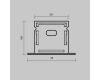 Комплект заглушек для профиля 27×20 2шт Maytoni Led Strip ALM-2720-EC 642070