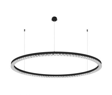 Подвесная люстра Arlight SP-DIAMOND-R1250-80W Warm3000 (BK, 45 deg, 230V, TRIAC) 054491