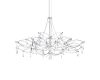 Подвесная люстра Loft IT Mira 10590/1000 Silver Asfour