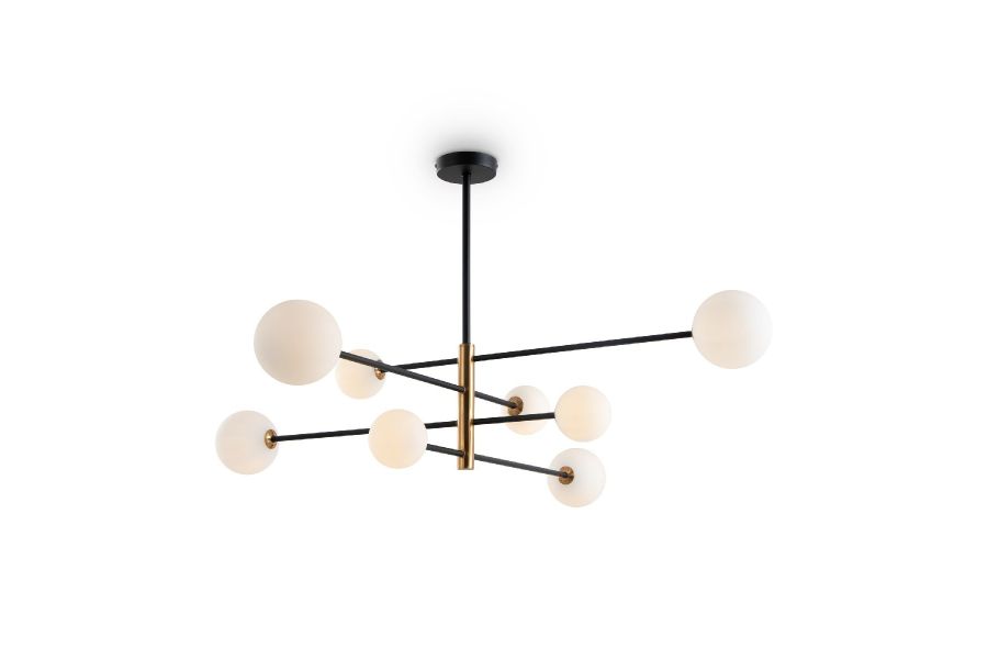 Люстра на штанге Freya Sphirity FR5376CL-08B