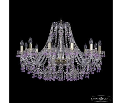 Подвесная люстра Bohemia Ivele Crystal 1410/12/300 G V7010