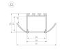 Профиль Arlight PLS-LOCK-H25-FA-2000 ANOD 016444