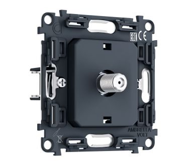Механизм TV розетки SAT 5-2400MHz 3.5dB QUANT PRO Ambrella Volt PR215