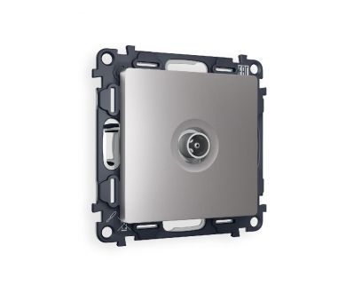 Комплект механизма TV розетки проходной 5-1000 MHz 4dB Ambrella Volt Alfa MA513030