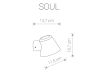 Уличный настенный светильник Nowodvorski Soul 9555