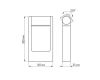 Уличный светодиодный светильник Arlight LGD-Path-Frame-Rotary-H300G-6W Warm3000 020397(1)