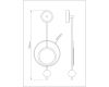 Настенный светильник Arte Lamp Polaris A2604AP-7GO
