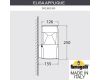 Уличный настенный светильник Fumagalli Elisa DS2.562.000.AXD1L