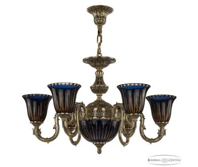 Подвесная люстра Bohemia Ivele Crystal Florence 71203P/6/175 GB P2 U Amber-Blue/H-1K