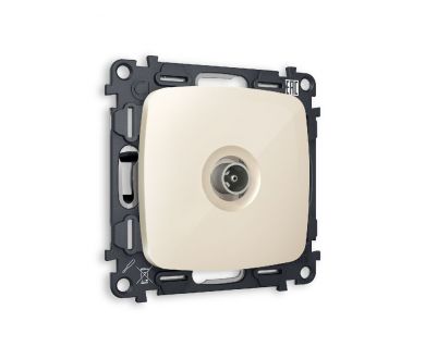 Комплект механизма TV розетки проходной 5-1000 MHz 4dB Ambrella Volt Omega MO313030