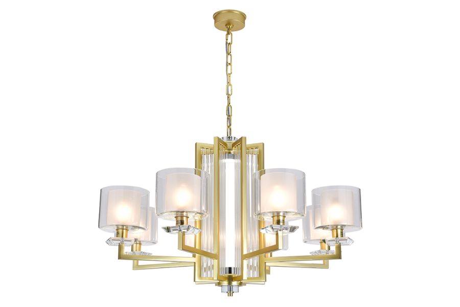 Подвесная люстра Newport 4408+1/C mat.gold М0071514