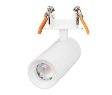 Спот Arlight LGD-ARTEMIS-BUILT-FLAP-R55-12W Warm2700 (WH, 8-80 deg, 230V) (IP20 Металл) 062273