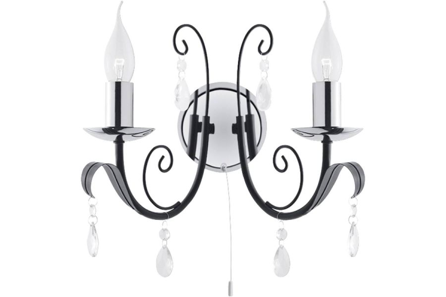 Бра Arte Lamp Romana A1742AP-2BK