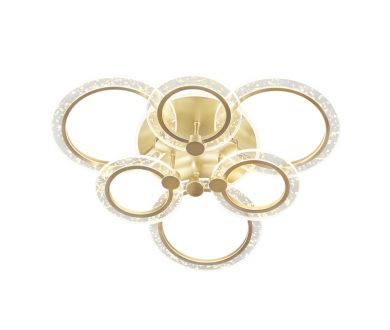 Потолочная светодиодная люстра Escada Enigma 10225/6LED Gold