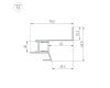 Алюминиевый профиль Arlight СEIL-S18-SHADOW-SIDE-3000 WHITE 050501