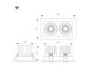 Встраиваемый карданный светильник Arlight MS-VORTEX-BUILT-S250x140-2x30W Day4000 (WH-WH, 17 deg, 230V) (IP20 Металл) 057765