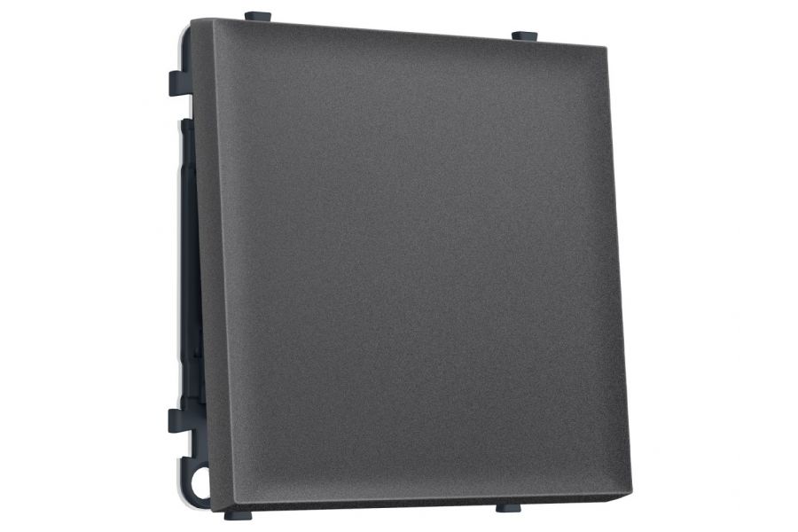 Комплект механизма 1-кл выключателя SIGMA Антрацит серый 10A-250V QUANT PRO Ambrella Volt MS651010 (SP6510, PR101)