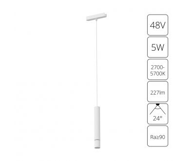 Трековый магнитный светильник Arte Lamp Rapid A2959PL-1WH