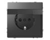 Розетка Schneider Electric Merten D-Life 16A с/з и крышкой MTN2310-6034